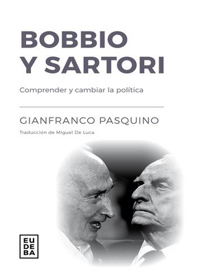 cover image of Bobbio y Sartori
